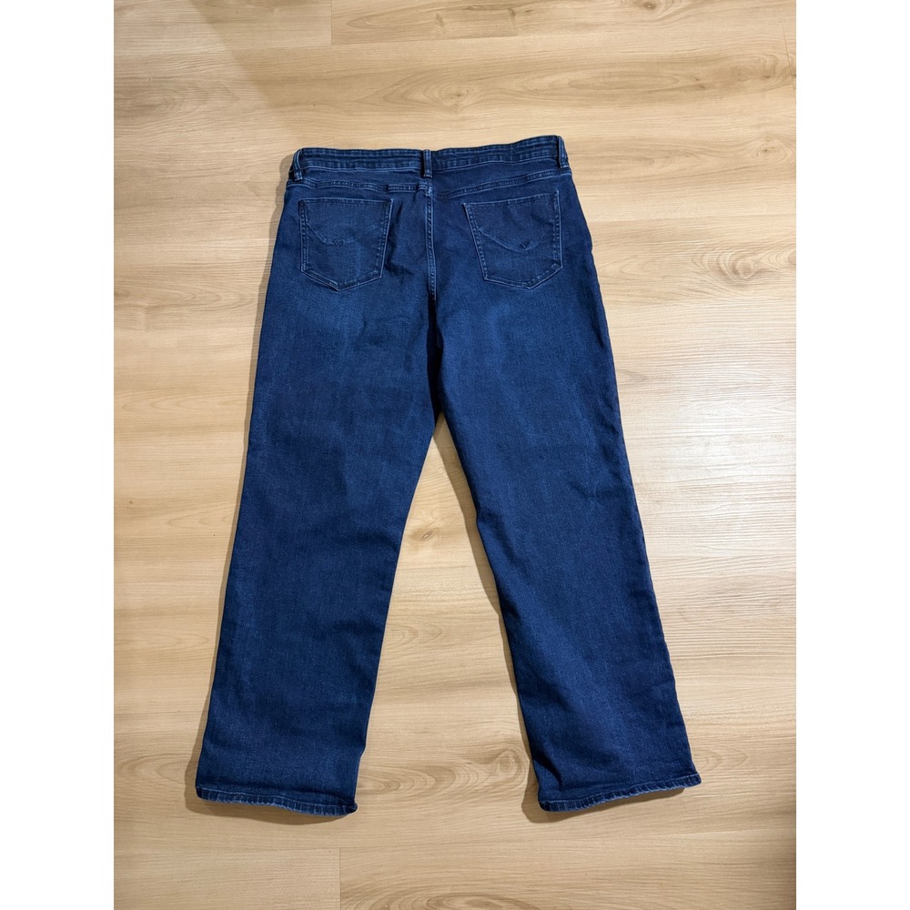Hudson Jeans Wide Leg Women 16 Blue Denim Stretch High Rise Casual - Picture 2 of 12